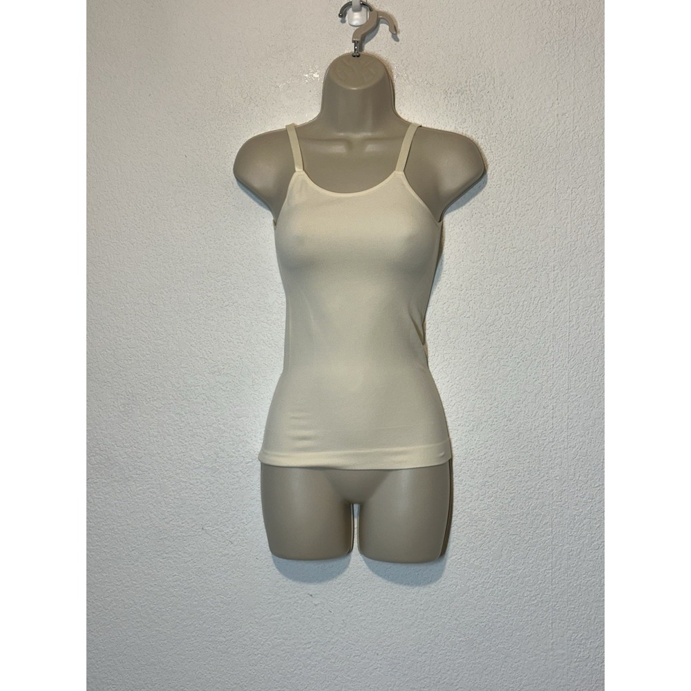 Shapermint Essentials All Day Every Day‎ Scoop Neck Cami Ivory Small